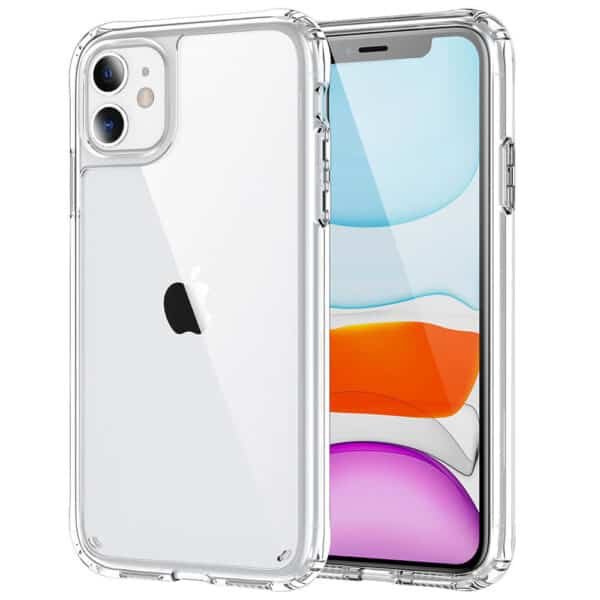 High End Clear Tpu Acrylic Hybrid Phone Case (2)