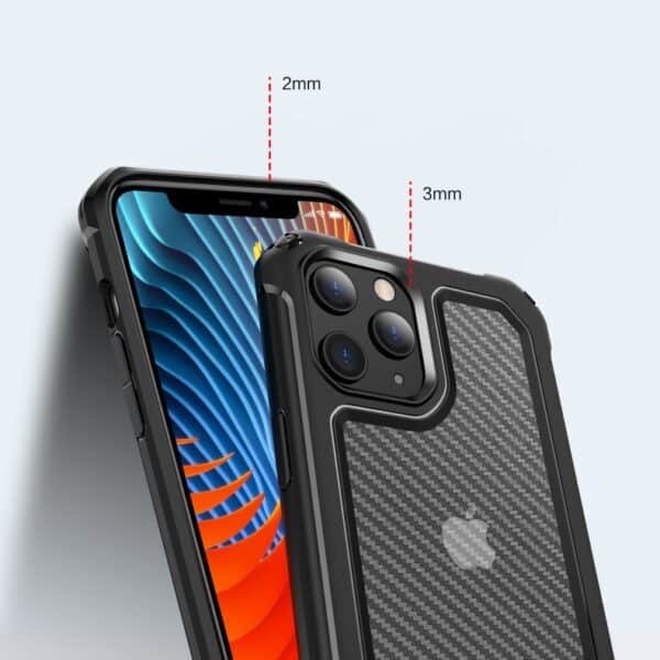 hybrid shockproof tpu pc carbon case (5)