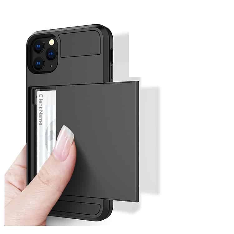 slide credit card holder tpu pc phone case (4)