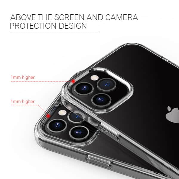 anti scratch tpu acrylic clear back case with film (1)