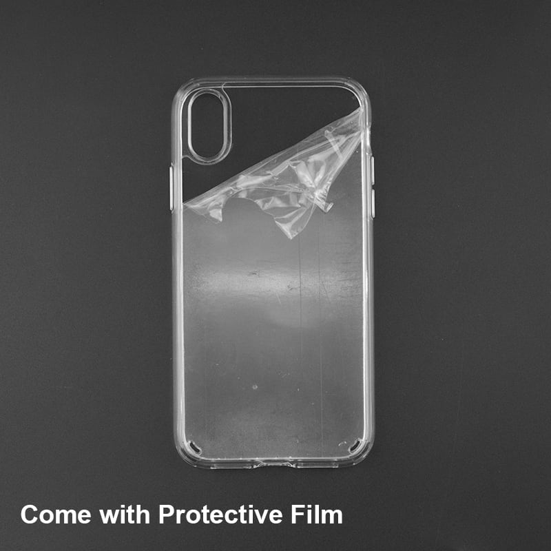 anti scratch tpu acrylic clear back case with film (2)