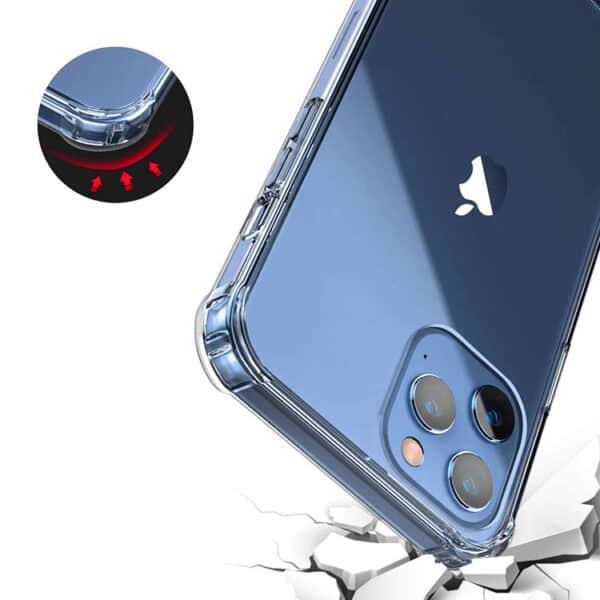 anti yellowing acrylic clear shockproof phone case (2)