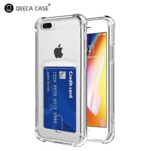 clear card pocket back cover phone case (5)