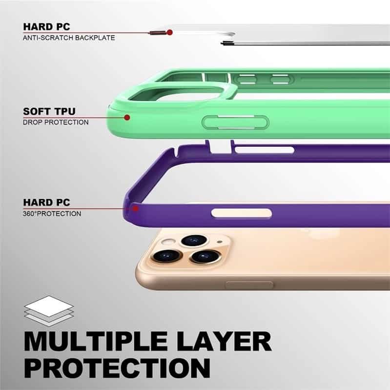 color border shockproof bumper protect phone case (7)