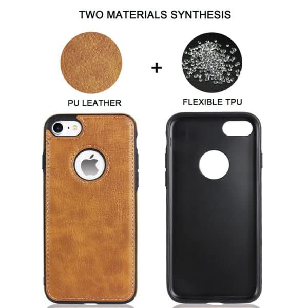 slim pu leather skin back cover mobile case (1)
