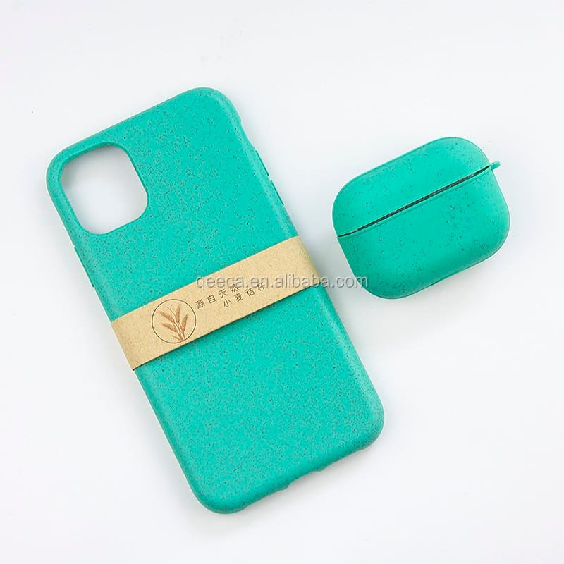 iphone and airpods pla eco friendly wheat straw case (4)