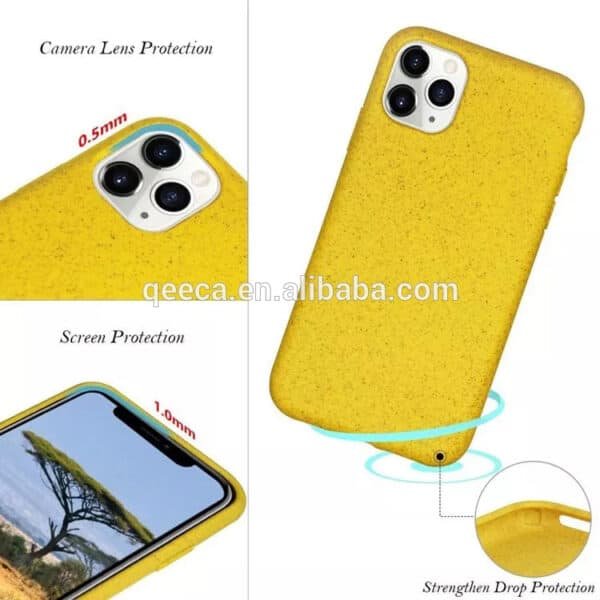 iphone and airpods pla eco friendly wheat straw case (5)