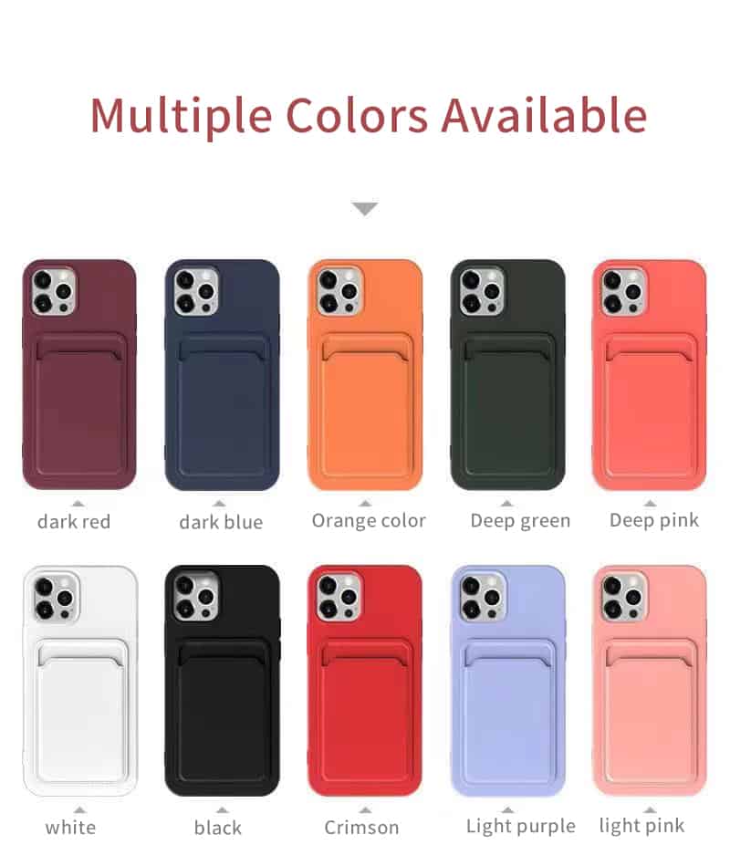 built in card slots silicone phone case (5)