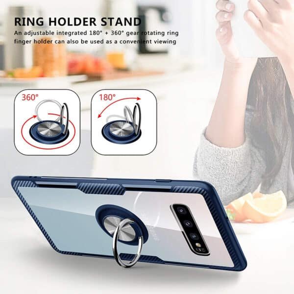 clear back carton fiber ring stand phone case (2)