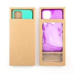 sliding kraft packages cell phone case