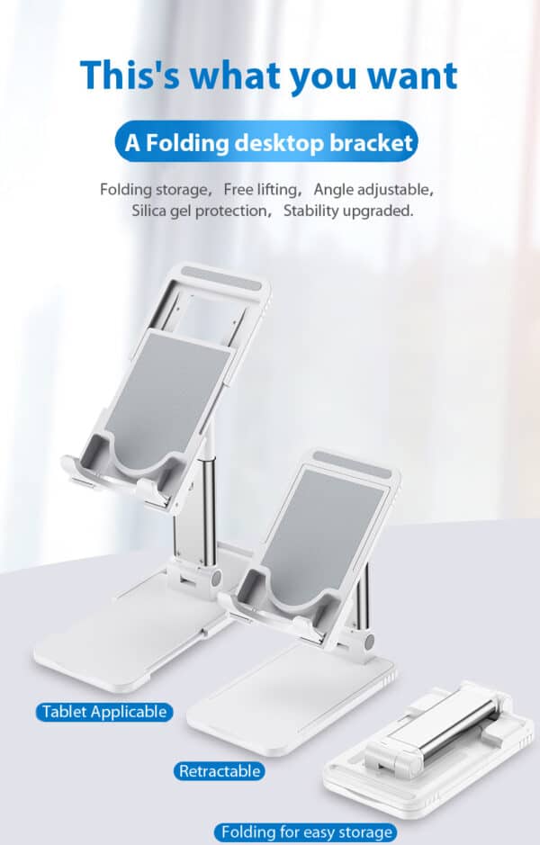 foldable phone holder tablet stand adjustable (3)