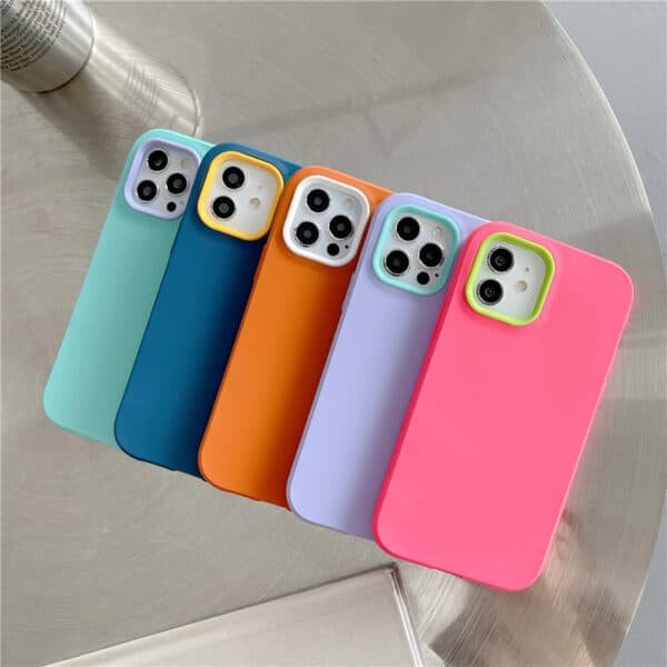 2022 camera ring candy color phone case (4)