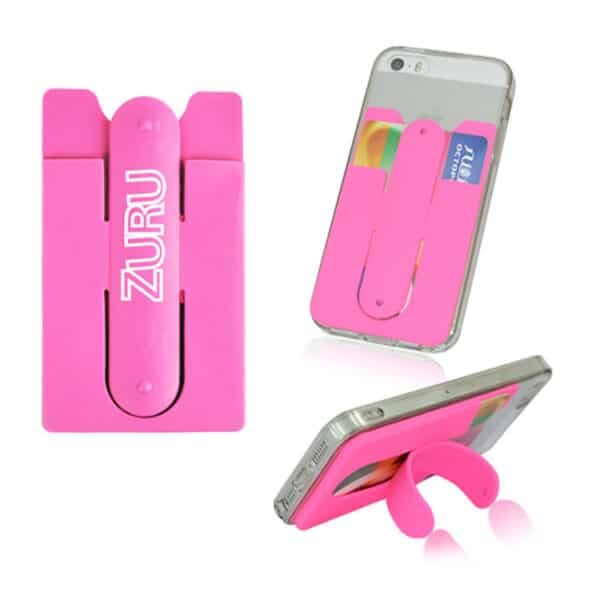 adhesive silicone phone wallet and stand (1)