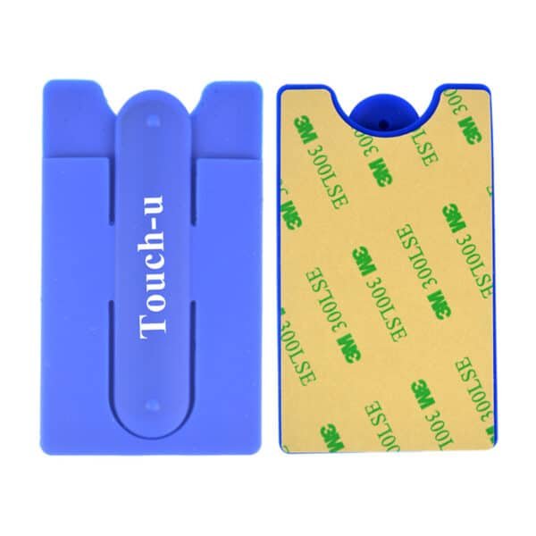 adhesive silicone phone wallet and stand (2)