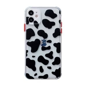 clear cow print phone case (3)