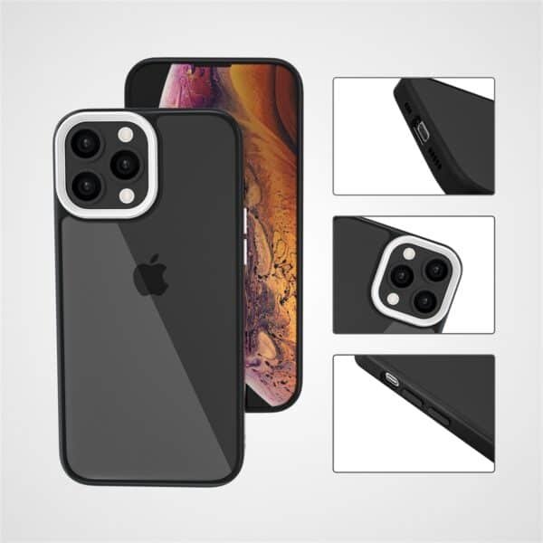 hard matte translucent shockproof phone case (2)