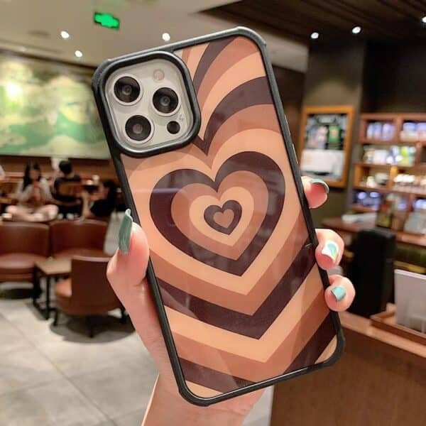 iphone brown heart phone case (3)