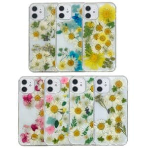 iphone case clear with dry flowers (1)