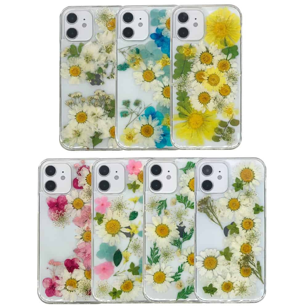 iphone case clear with dry flowers (1)