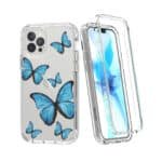 clear hybrid butterfly phone case (2)