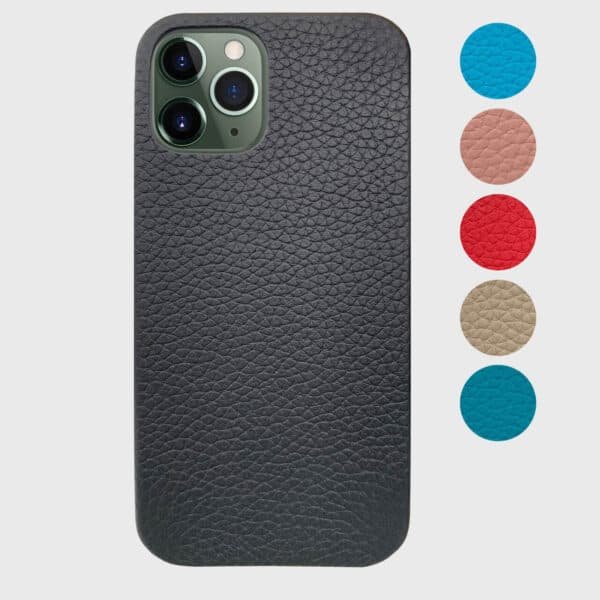 multi color pebble grain leather phone case (1)