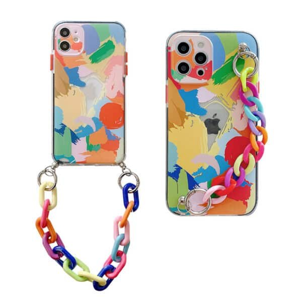 phone case with wrist chain strap (1)