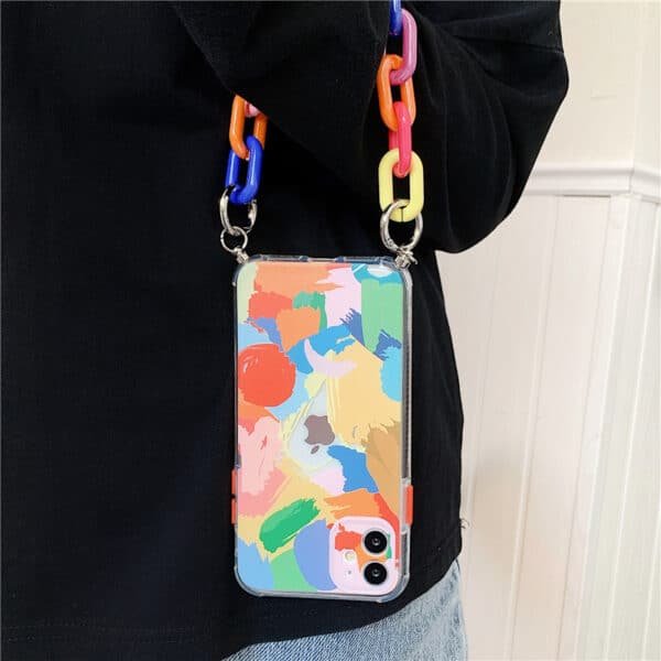 phone case with wrist chain strap (2)