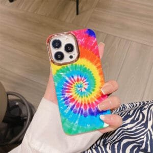 rainbow tie dye phone case (1)