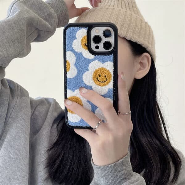 cute aesthetic embroidery phone case wholesale (2)