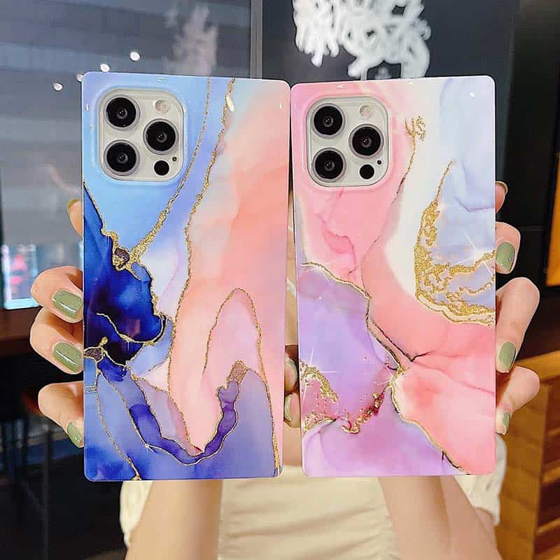 IMD Marble Square Phone Cases Bulk Order Qeeca Case