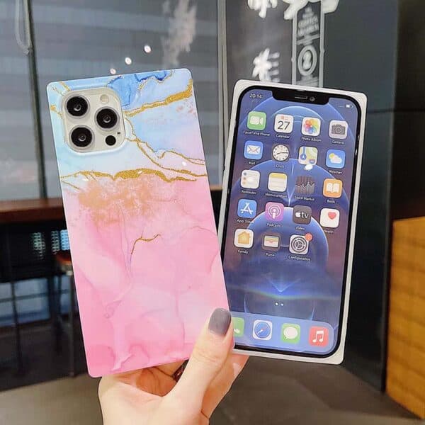 IMD Marble Square Phone Cases Bulk Order Qeeca Case