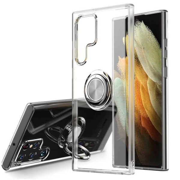 samsung clear finger ring stand phone case (1)