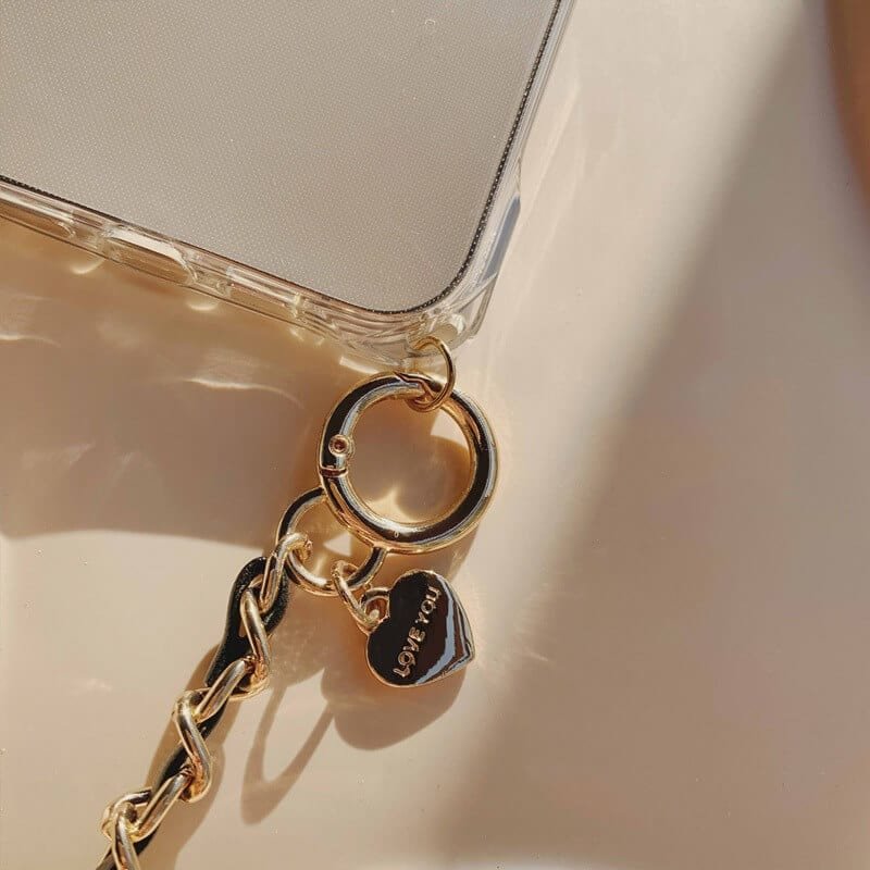 clear chain necklace strap crossbody phone case (5)