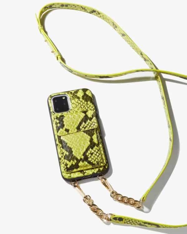 snake pattern leather crossbody phone case (3)