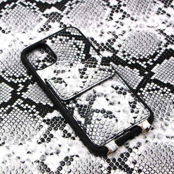 snake pattern leather crossbody phone case (5)