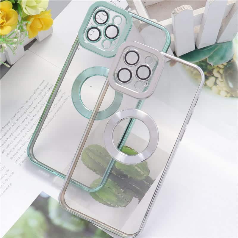 iphone case logo cutout clear phone case with full lens camera protection cover (4)