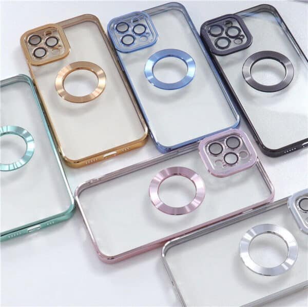 iphone case logo cutout clear phone case with full lens camera protection cover (6)