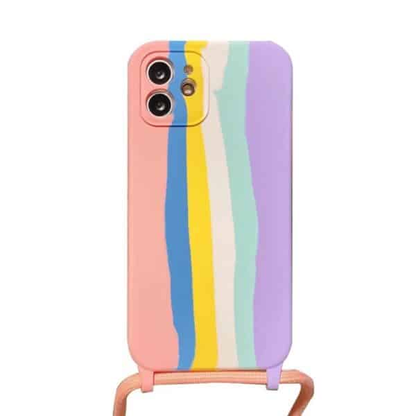 crossbody cell phone case rainbow colors (4)