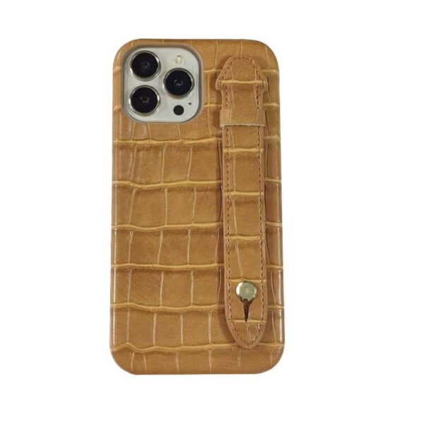 wholesales pu leather loop for phone case with finger grip (3)