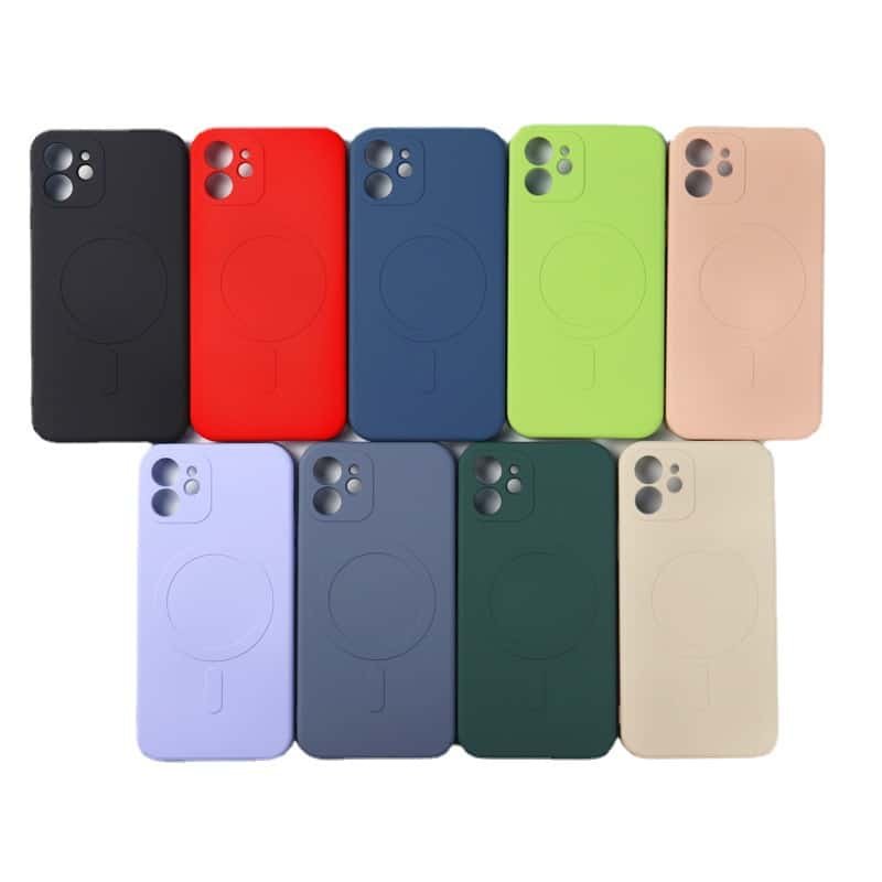 tpu soft rubber magsafe phone case
