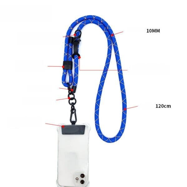 adjustable 10mm strong cell phone case lanyard