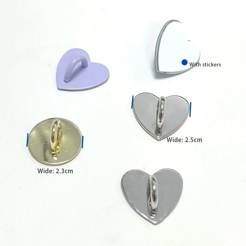 diy cell phone charm heart hook