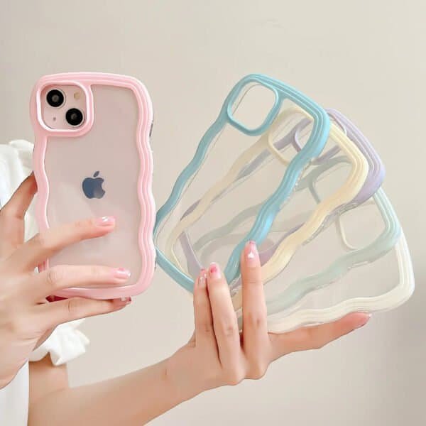 wave bumper candy color phone case