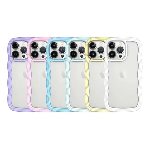 wave bumper candy color phone case