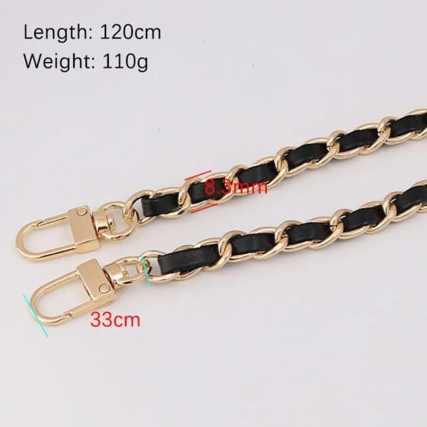 braided pu leather necklaces chain for phone