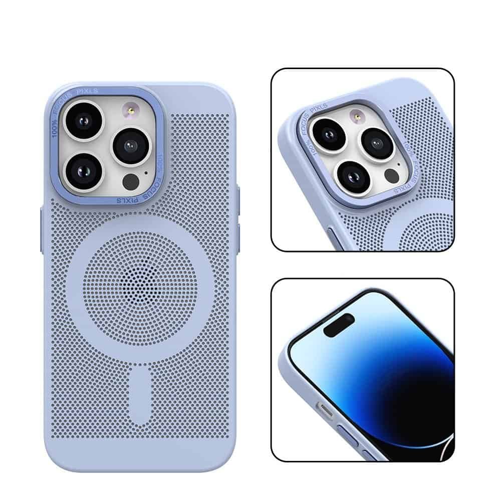heat dissipation mesh magsafe phone case