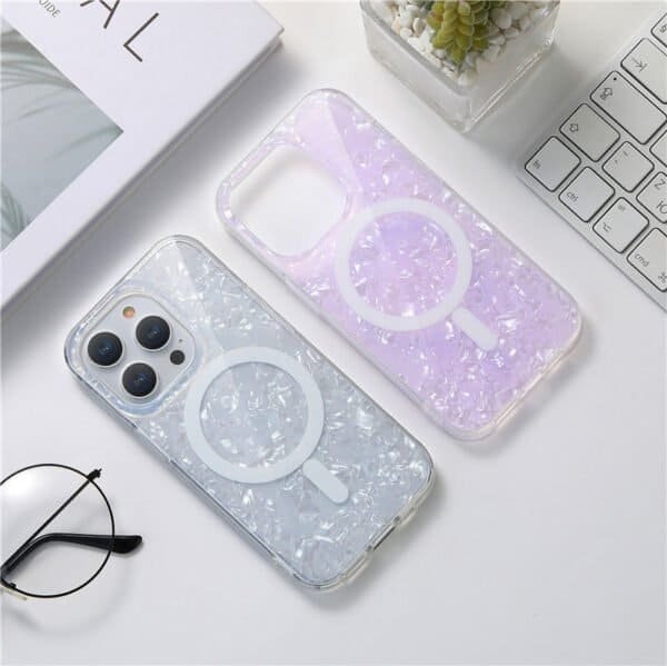 seashell pattern magsafe phonecase