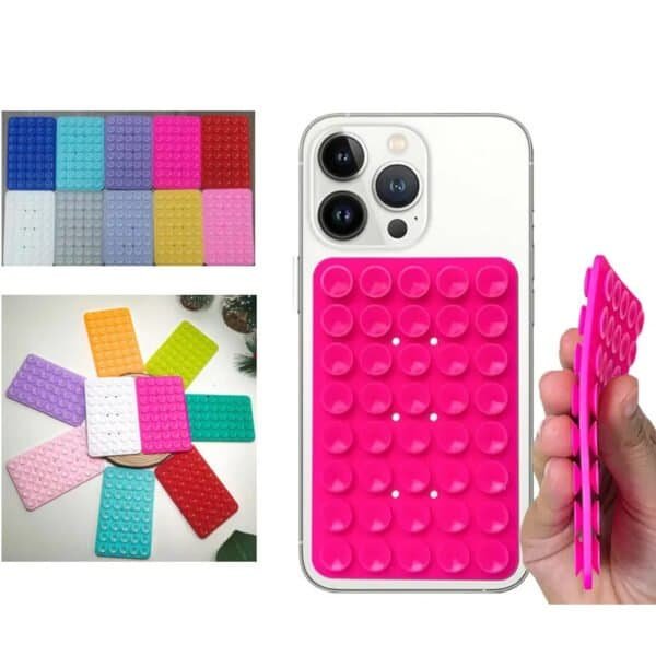 silicone suction for cell phones double side