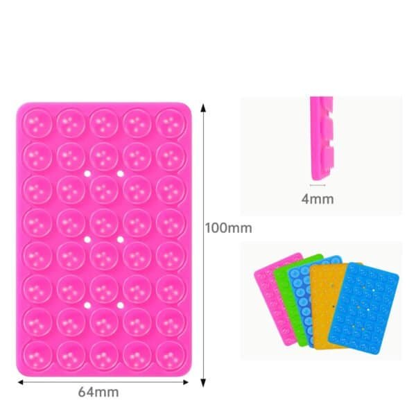 silicone suction for cell phones double side