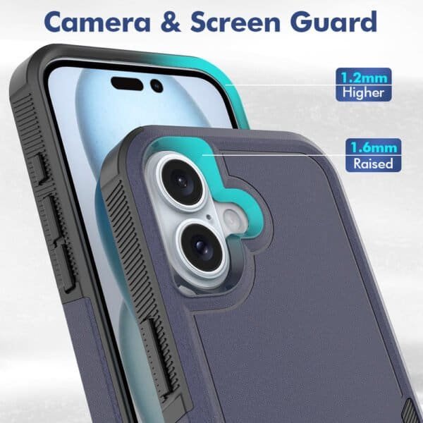 iphone 16 hard combo armor protective phone case